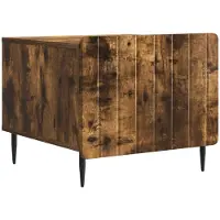 vidaXL Table basse en chêne fumé 49 x 50 x 42 cm, bois d'ingénierie