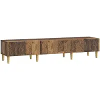 vidaXL Meuble TV 147 x 34,5 x 30 cm en bois recyclé et panneaux dérivés du bois