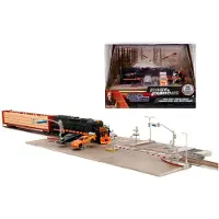 Jada Fast & Furious Nano Scene Train Diorama Argenté Enfants