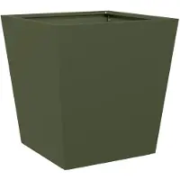 vidaXL Jardinière vert olive 40x40x40 cm acier