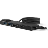 Compulocks HUB01, USB 2.0 Type-C, HDMI, RJ-45, USB 3.2 Gen 1 (3.1 Gen 1) Type-A, USB 3.2 Gen 1 (3.1 Gen 1) Type-C, Noir, 1 m, Chine