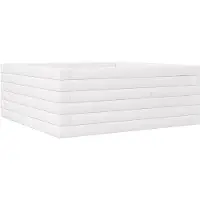 vidaXL Jardinière blanc 60x60x23 cm bois de pin massif