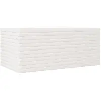vidaXL Jardinière blanc 110x60x46 cm bois de pin massif
