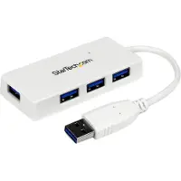 StarTech.com Hub USB 3.0 SuperSpeed à 4 ports - Blanc (.com)