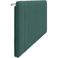 DKD Home Decor Coussin de tête de lit vert foncé 200 cm velours