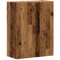 vidaXL Armoire murale imitation vieux bois 69,5x34x90 cm Bois composite