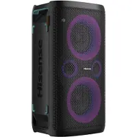 Hisense Enceinte Bluetooth Party Storm 1, microphones sans fil - Noir