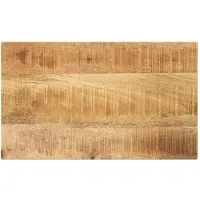 vidaXL Dessus de table rectangulaire bois massif de manguier brut