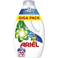 Ariel Détergent liquide Ariel +Défense active contre les odeurs 70 lavages 3150 ml