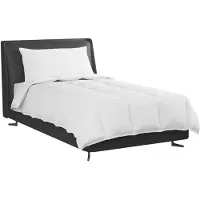 vidaXL Couette 2 en 1 avec oreiller 2 pcs Blanc Plume de duvet