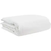 vidaXL Ensemble couette et oreiller 3 pcs Blanc Plume de duvet
