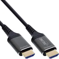 InLine HDMI AOC Kabel (25 m), Câble vidéo, Noir
