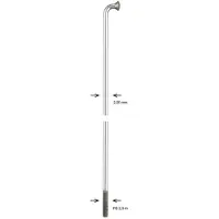 Alpina 2.00 Mm Zinc Spokes 100 Units Clair 270 mm