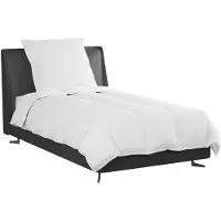 vidaXL Couverture d'été avec oreiller 2 pcs Blanc Plume de duvet