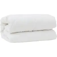 vidaXL Ensemble de literie comprenant 3 coussins, blanc, microfibre