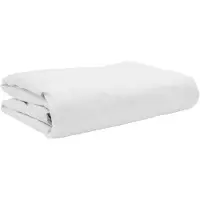 vidaXL Couverture d'été avec oreiller 2 pcs Blanc Plume de duvet