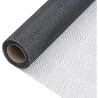 vidaXL Moustiquaire en fibre de verre 80x500 cm Gris