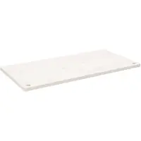 vidaXL Plateau de bureau blanc 100x60x2,5 cm pin massif