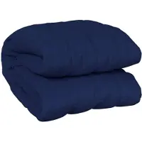 vidaXL Couverture lestée Bleu 235x290 cm 11 kg Tissu