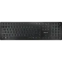 Cherry KW 9100 SLIM - Tastatur - 100% - full size - kabellos - 2.4 GHz, Bluetooth 4.0 - QWERTY - Portugiesisch (JK-9100PO-2)
