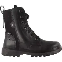 Superfit ABBY NOVA : Bottines à lacets pour filles, couleur noire, chaussures de loisirs