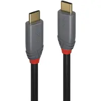 Lindy 36902 Câble USB 3.1 Type C/C 5A PD Anthra Line M/M 1.5m