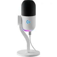 Logitech Yeti GX Microphone RGB Dynamique Blanc