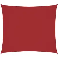 vidaXL Voile de parasol tissu oxford rectangulaire 2,5x3 m rouge