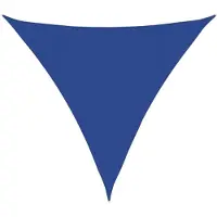 vidaXL Voile d'ombrage 160 g/m² Bleu 4x4x4 m PEHD