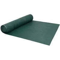 vidaXL Panneau de clôture vert 1,2x10 m HDPE 195 g/mÂÂ