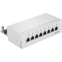 Goobay 8 ports - Gris -