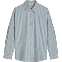 Marc o'polo DENIM Chemisier bleu clair / brun foncé / blanc