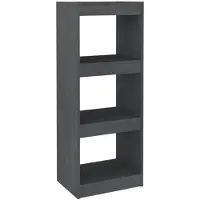 vidaXL Bibliothèque/Séparateur de pièce Gris 40x30x103,5 cm Pin massif