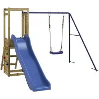 vidaXL Aire de jeux d'extérieur bois de pin imprégné