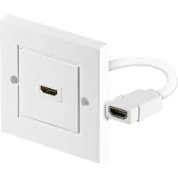 Goobay HDMI Plaque murale - prise murale
