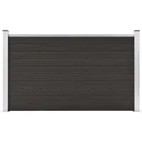 vidaXL -Zauntafel 180x105 cm HKC Schwarz