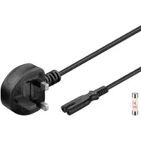 Pro Cordon d'alimentation C7 vers prise britannique - 250 V/2,5 A