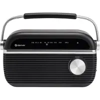 Denver 111101100060 Portable Radio Argenté One Size / EU Plug 220V