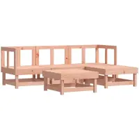 vidaXL Ensemble salon de jardin 5 pièces bois massif douglas