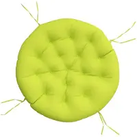 vidaXL Coussin Rond Vert Vif Ø 100 X11 Cm Tissu Oxford