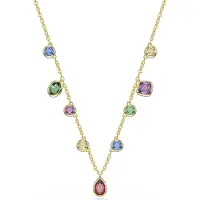 Swarovski Chaîne 'IMBER' bleu / jaune / or / violet