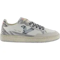 Victoria pour femme. 8806109 Baskets en cuir gris Smash Animal Mix (41), 1 à 3 cm, Lacets, Casuel