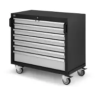 HBM Chariot à outils professionnel large de 7 tiroirs pour l'équipement d'atelier