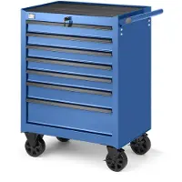 HBM Chariot à outils 7 tiroirs, bleu
