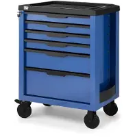 HBM Chariot à outils 6 tiroirs, 70,8 cm, bleu
