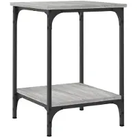vidaXL Table basse Gris Sonoma 40x40x55 cm Bois composite