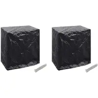 vidaXL Housses de salon de jardin 2pcs Table de ping-pong 160x55x182cm