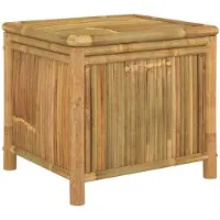vidaXL Coffre de jardin 60x52x55 cm bambou