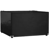 vidaXL Housse de salon de jardin 8 œillets 125x125x75 cm carré