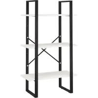 vidaXL Étagère de rangement Blanc 60x30x105 cm Bois de pin massif